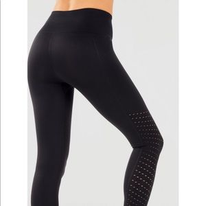 NWT Fabletics Sync High Waisted Perforated 7/8